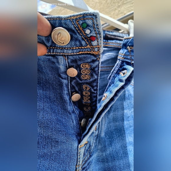 JACOB COHEN TAILORED JEANS SECOND LIMITED EDITION MADE IN ITALY - Picture 12 of 17